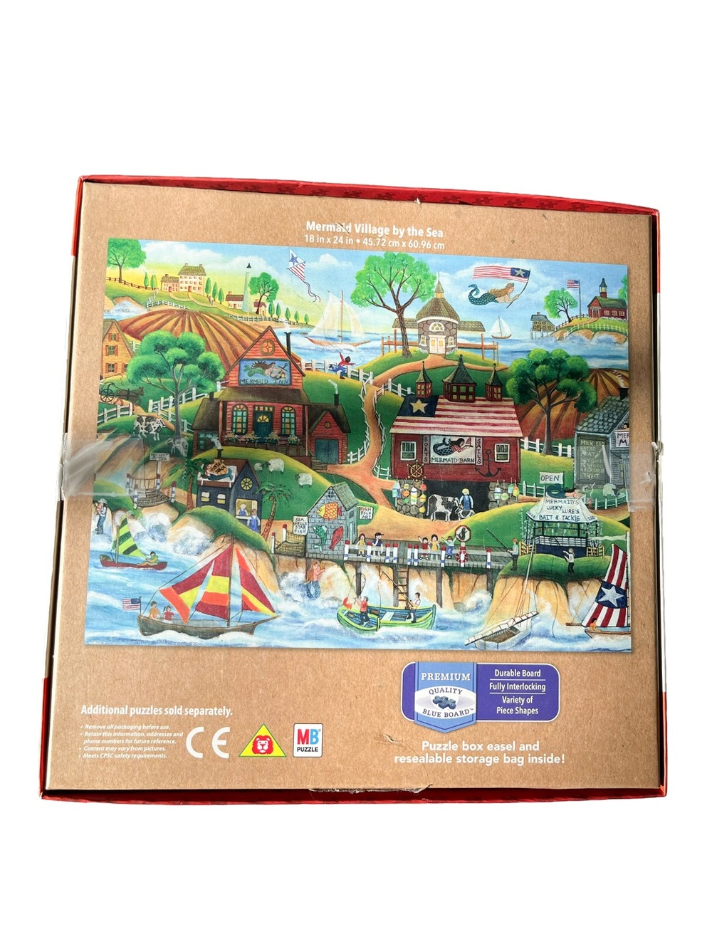 Cheryl Bartley 300-Piece Nautical Village Puzzle -Excellent- - Picture 3 of 4